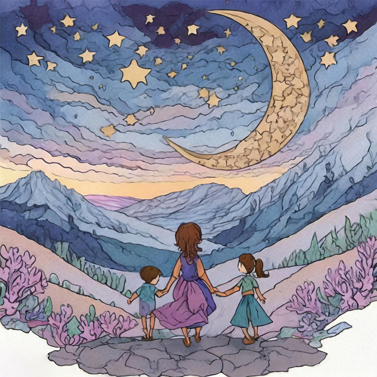 گروه کهربا - ماه و ستاره